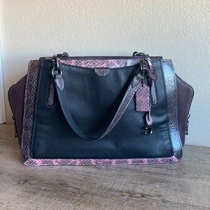 Coach Snake Colorblock Dreamer 36 Bag